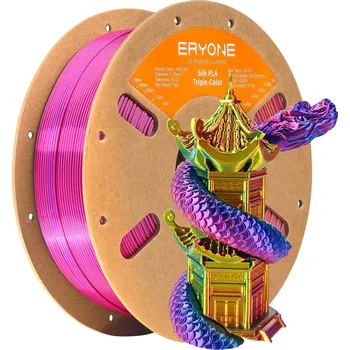 Filament ERYONE PLA Filament - Tříbarevný 1kg (červená, žlutá, modrá) - Filament
