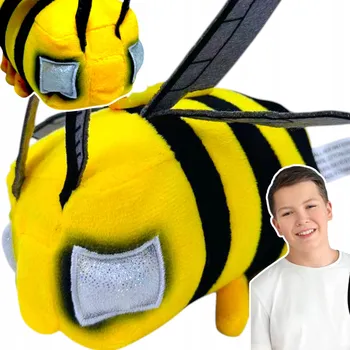 plyšák MINECRAFT VELKÁ PLYŠÁK VČELA VČELKA POSTAVA ZE HRY PLYŠÁK