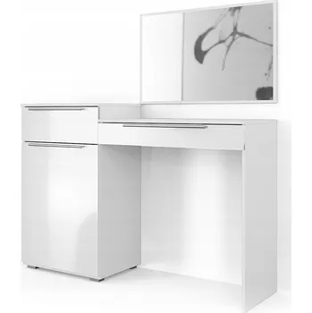 Konferenční stolek Toaletní Stolek Vicco bílý lesk 135 x 90 x 39 Cm