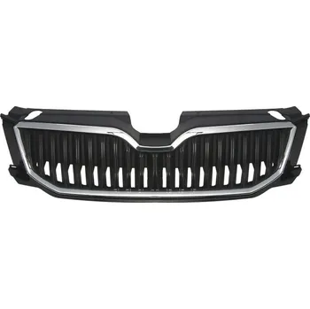 Kapota BLIC Přední maska, mřížka chladiče ( chrom/černá) Škoda Octavia III 11.2012-06.2016