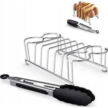 Snídaňová sada na toasty a vejce + kleště do horkovzdušné fritézy Philips HD9921/00