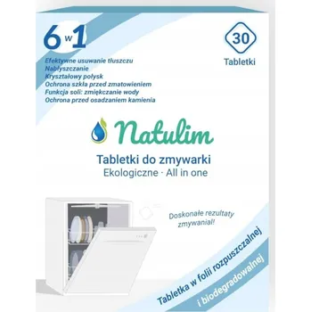 Tableta do myčky Tablety do myčky Natulim Eco 6 v 1 - 30 kusů