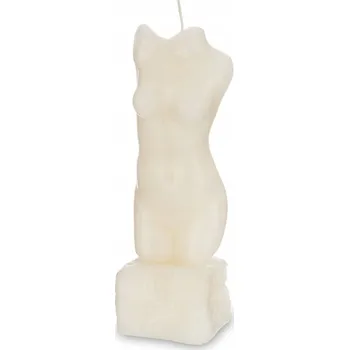 Svíčka Tradiční sójová svíčka bez vůně Dekor 1 ks