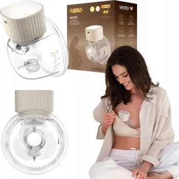 Odsávačka mléka Elektronická jednostranná odsávačka mateřského mléka NENO Vento Bílá
