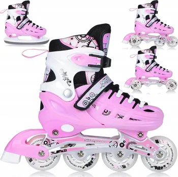 Kolečkové brusle DĚTSKÉ BRUSLE 2V1 NASTAVITELNÉ 4V1 BRUSLE NA LED KOLEČKOVÉ BRUSLE KOLEČKOVÉ BRUSLE
