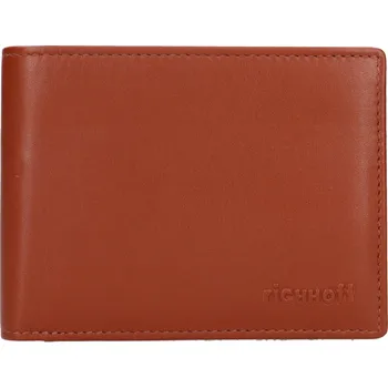 Peněženka Pánská kožená slim peněženka Richhoff Petr - koňak