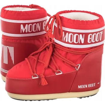 Dámská zimní obuv Sněhule Moon Boot Icon Low Nylon 140934 Červené