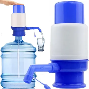 Dávkovač mýdla Dávkovač tekutin bílo-modrý s trubičkou 47 cm pro 18,9L láhve