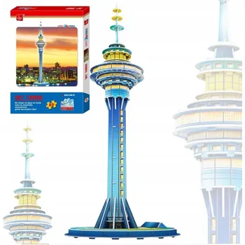Obraz Puzzle 3D Sky Tower Auckland Premium pro děti i dospělé, 52 cm, 52 dílků