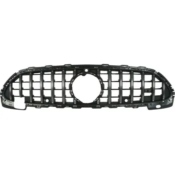 Kapota BLIC Přední maska, mřížka chladiče (s výřezem kameru, AMG, chrom/černá) MERCEDES TŘÍDY C W206 02.21-