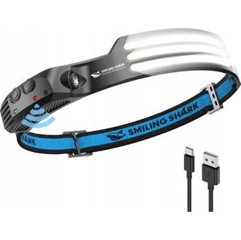 Čelovka SMILING SHARK Čelovka 230° LED voděodolná pro běhání v kempu