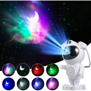 Noční světlo PROJEKTOR STAR PROJEKTOR NOČNÍ SVĚTLO ASTRONAUT PROJEKTOR LAMP