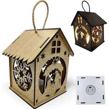 Obraz Lucerna dřevěná Decortrend 14 cm