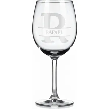 Sklenice Vínová sklenka s gravírovaným jménem – RAFAEL