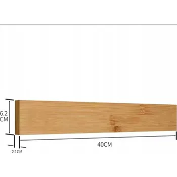 Stojan na nože Dřevěný stojan na nože, magnetický stojan na nože