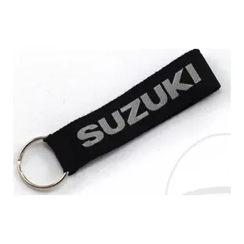 Textilní přívěsek na klíče "klíčenka" SUZUKI, 8x2 cm
