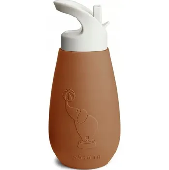 Láhev Nuuroo silikonový lahev na pití s brčkem pro miminko PAX, objem 350 ml