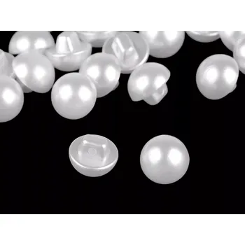 Knoflík Knoflík perla plastový 12mm (Knoflík plastový perla)