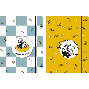 Kancelářská složka na dokumenty a osobní spisy s gumou A4 Mimoni Beniamin