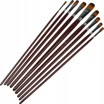 Umělecký štětec Sada štětců Phoenix štětce kočičí jazýček 9 ks