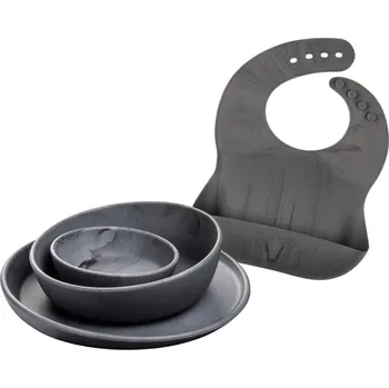 Jídelní set Eeveve Marble Granite gray - Dinnerware set