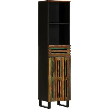 Příborník do zásuvky vidaXL Příborník 38 x 34 x 160 cm masivní akáciové dřevo [377545] Barva: Vícebarevný