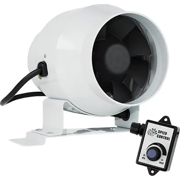 Domácí ventilátor Potrubní ventilátor Dalap MF 100 EC s úsporným motorem a regulátorem otáček, Ø 100 mm