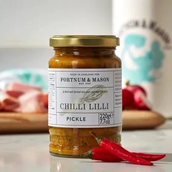 Omáčka FORTNUM & MASON nakládaná zelenina s chilli CHILLI LILLI PICKLE 220g