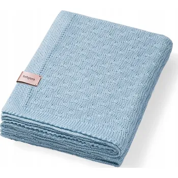 Dětská deka Bambusová pletená deka pro miminka 75x100 Babyono 1673/04 modrá