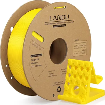 Filament Landu PLA žlutá 1 kg - plastová cívka - Filament