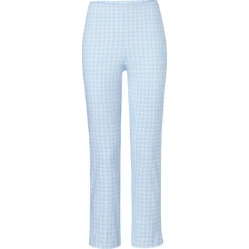 Dámské kalhoty 634602 - Tchibo - 7/8 strečové kalhoty - pro ženy - vel. 52 - barva: modrá/kostkovaný