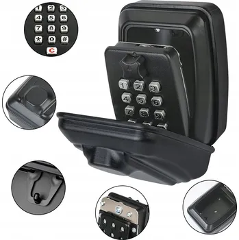 Železářství BEZPEČNOSTNÍ SCHRÁNKA NA KLÍČE S ČÍSELNÝM KÓDEM, ODOLNÁ PRO KLÍČE A KARTY