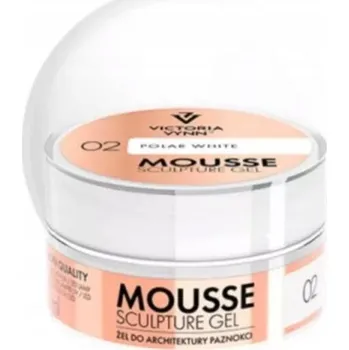 Lak na nehty Victoria Vynn Mousse Sculpture Gel 02 Polar White 15 ml stavební gel