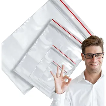 Sáček na potraviny ZIP SÁČKY SE ZIPEM Sáčky 200x250mm - 100 ks