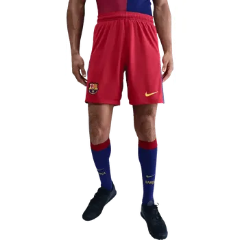 Pánské čtvrté fotbalové šortky Nike FC Barcelona 25/26 červené