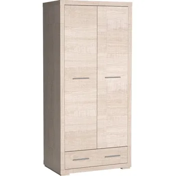 Šatní skříň Skříň Jarstol Vegas 88 x 192 x 54 cm, odstíny béžové