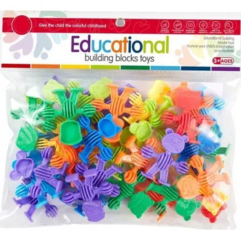 ostatní stavebnice Stavební Stavebnice Askato 02160 , 34 dílků