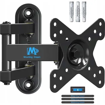 IP kamera MOCNY Uchwyt do TV Telewizora Wieszak Ścienny 10-26 palců OTOČNÁ REGULACE