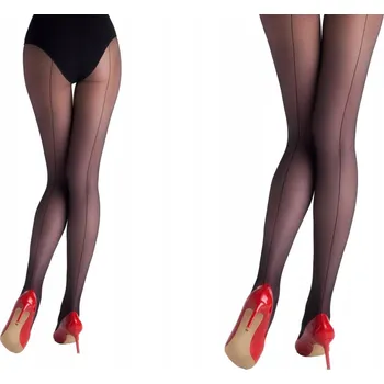 Dámské punčochy Hladké Punčocháče Marilyn Art Deco 20den, černé, velikost 4