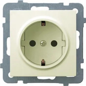 Elektrická zásuvka OSPEL AS GP-1GS/m/27 Jednoduchá zásuvka s uzemněním schuko