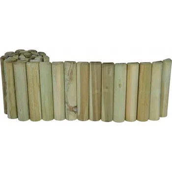 Obraz Zahradní lem Sobex dřevo béžová 4-5x15x100 cm