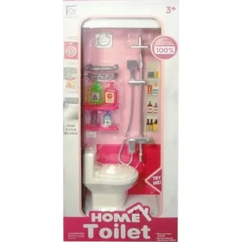 Doplněk pro panenku PŘÍSLUŠENSTVÍ PRO PANENKY NÁBYTEK KOUPELNA Q9915 93066