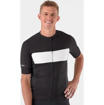 cyklistický dres TREK Circuit LTD dres black-white, L
