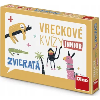 Desková hra Dino Vreckové kvízy junior - Zvieratá SK