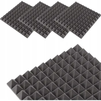 Akustická tlumící podložka Bitmat Pyramida 50 x 50 x 5 cm šedá