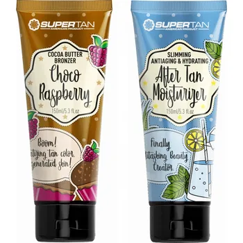 Opalování Supertan Choco Raspberry + Přípravek po opalování G