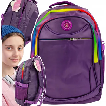 Školní batoh Školní batoh WKS s více přihrádkami, černý, 29 l