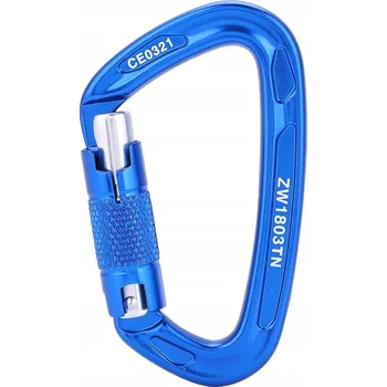 IP kamera Ocelová karabina šroubovací 25KN MODRÁ