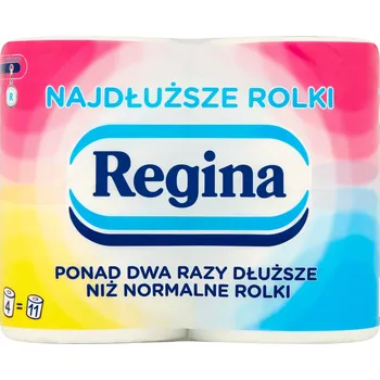 Toaletní papír Toaletní papír Regina bílý bez vůně 2vrstvý 4 ks