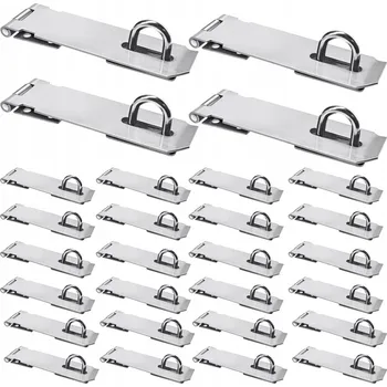 Visací zámek 20X ZÁMEK ZÁPADKA MONTÁŽNÍ SKŘÍŇKY DVEŘE OKNA S UCHYTEM PRO VISACÍ ZÁMEK